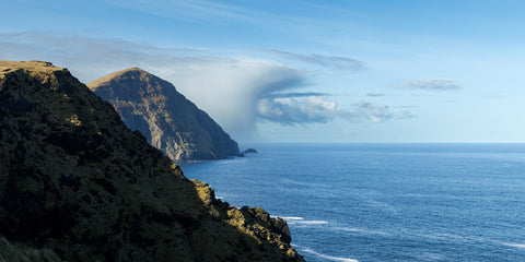 A dramatic cloud on the Atlantic Ocean off Clare Island.