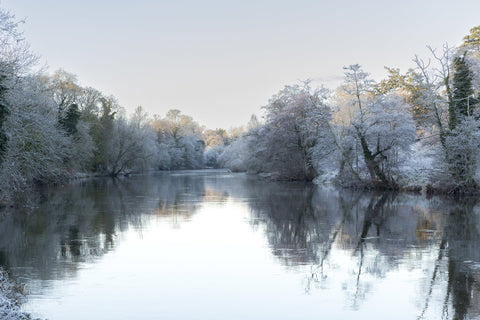 A crisp frosty morning on the Boyne at the Ramparts in Navan.