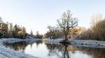 The beautiful Boyne at the Ramparts in Navan in the cold snap of 2022.