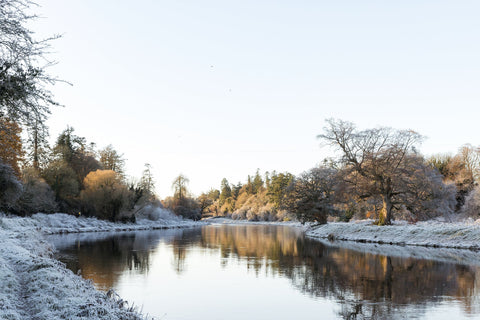 A crisp frosty morning on the Boyne at the Ramparts in Navan.