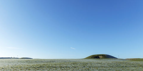 The Mound of the Hostages and the Lia Fail on the Hill of Tara.