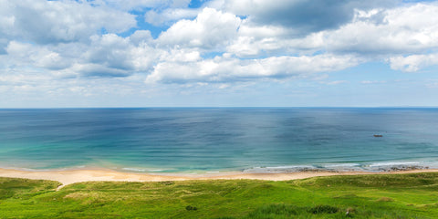 The beauty of Ireland. White Park Bay in County Antrim.